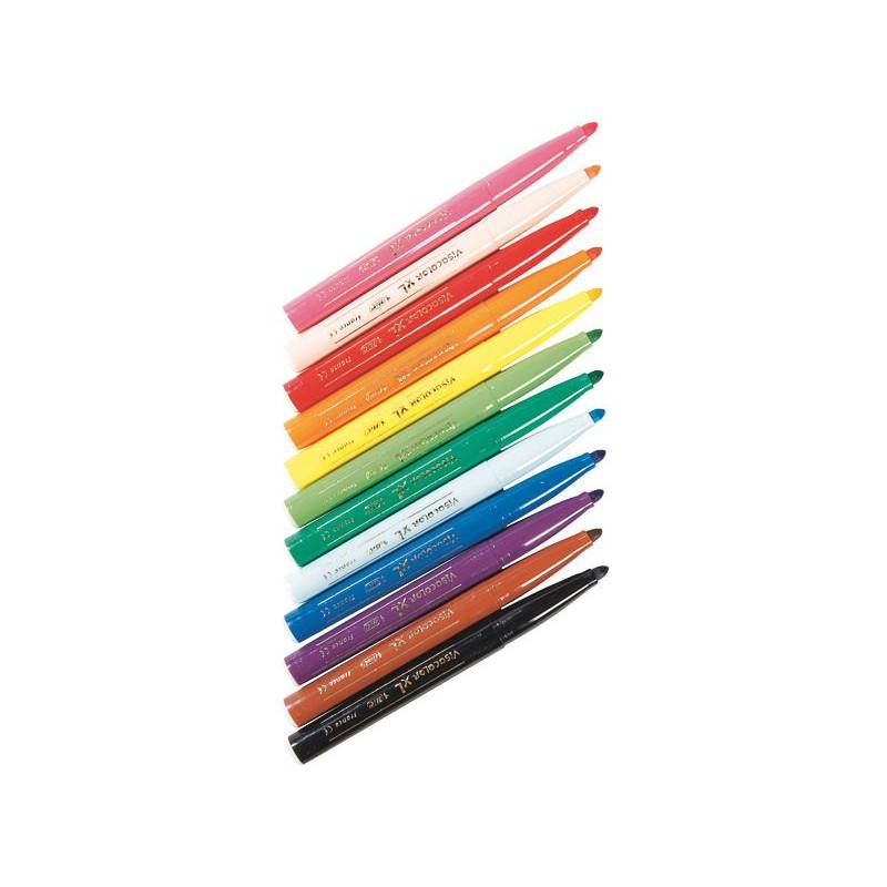 Feutres pointe large visacolor xl