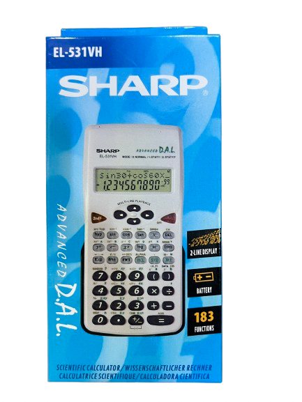 CALCULATRICE SCIENTIFIQUE SHARP ORIGINAL EL - 531VH