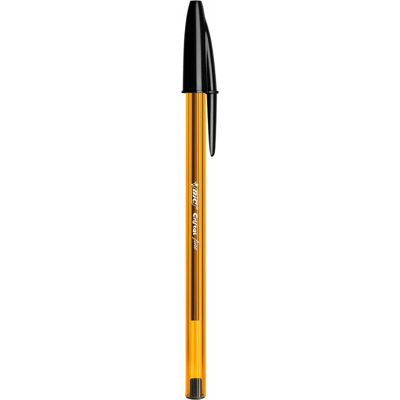 Stylo Bic cristal original noir  50 pcs le paquet