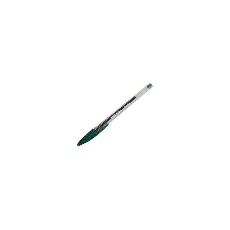 Stylo Bic cristal original vert 50 pcs le paquet